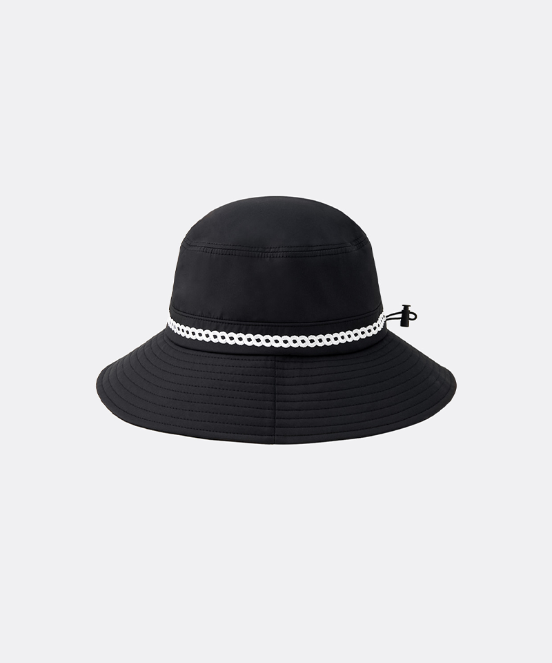 UTAA Atelier Braid Color Bucket Hat - Black