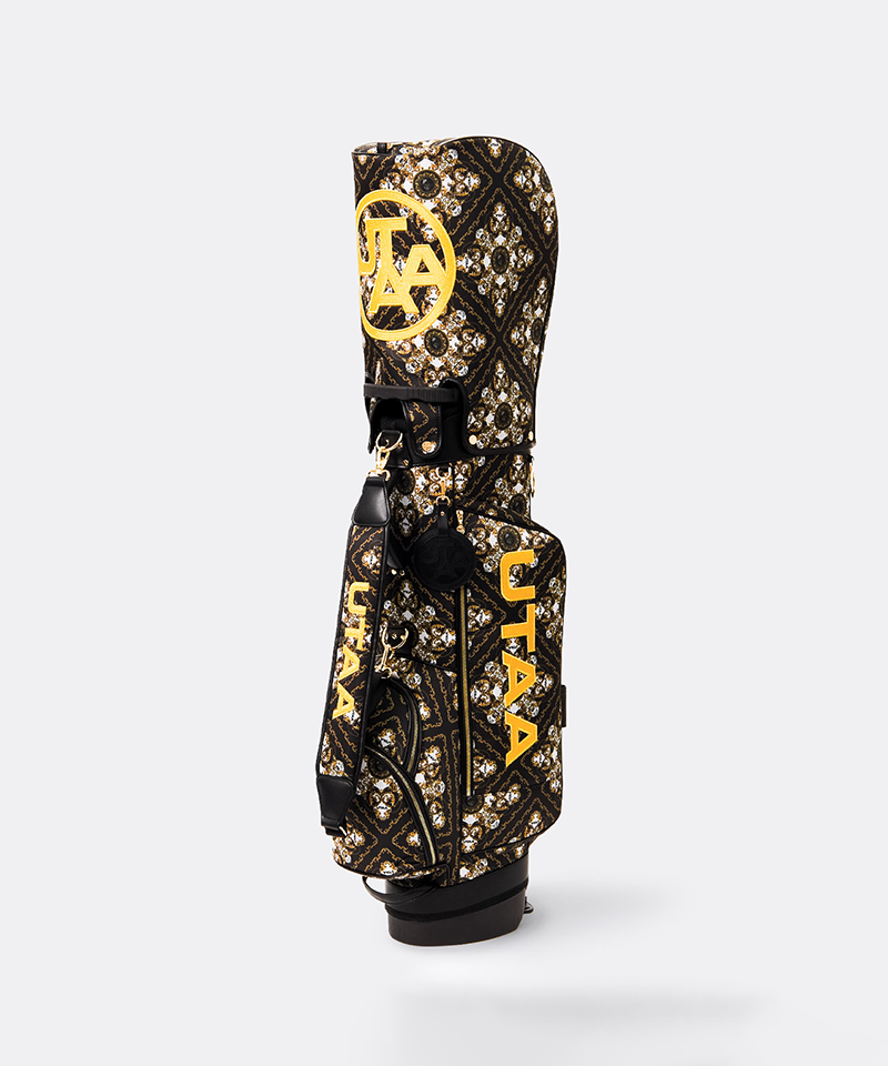 UTAA Midnight Panther Baroque Strand Caddie Bag - Black