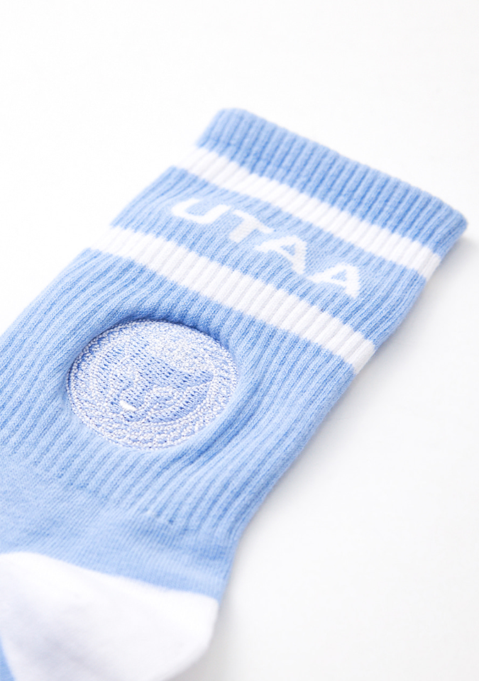 UTAA Women's Ring Panther Line Color Socks - Sky Blue