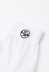 UTAA Women's Punching Pattern Loose Socks - White