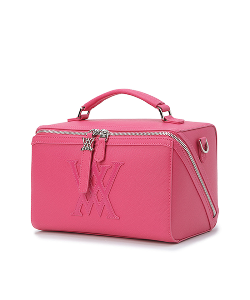 Women's Diamond Square Color Tote Bag - Hot Pink