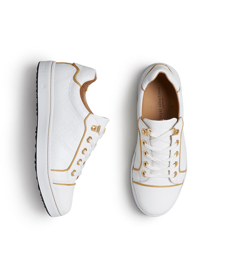 Royal Albartross Women's Buckingham - White / Gold