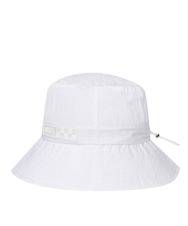 Monday Flow Light Weight Bucket Hat - White