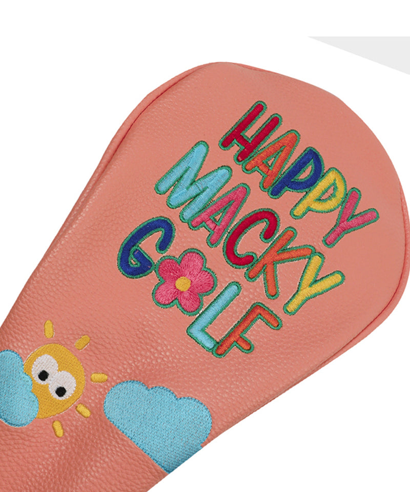 MACKY Golf: Happy Driver Cover - Coral