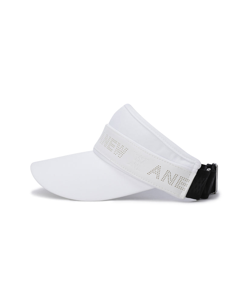 ANEW Golf Women's Tape Point High Crown Visor - White