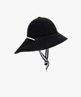 CREVE NINE: Women's Logo Strap Bucket Hat - Black