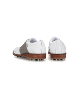 Giclee Men's Tour Player Premium Leather Golf Shoes - Gray