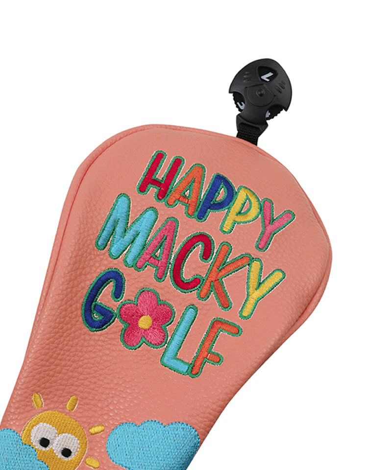 MACKY Golf: Good Vibe Wood Cover - Coral