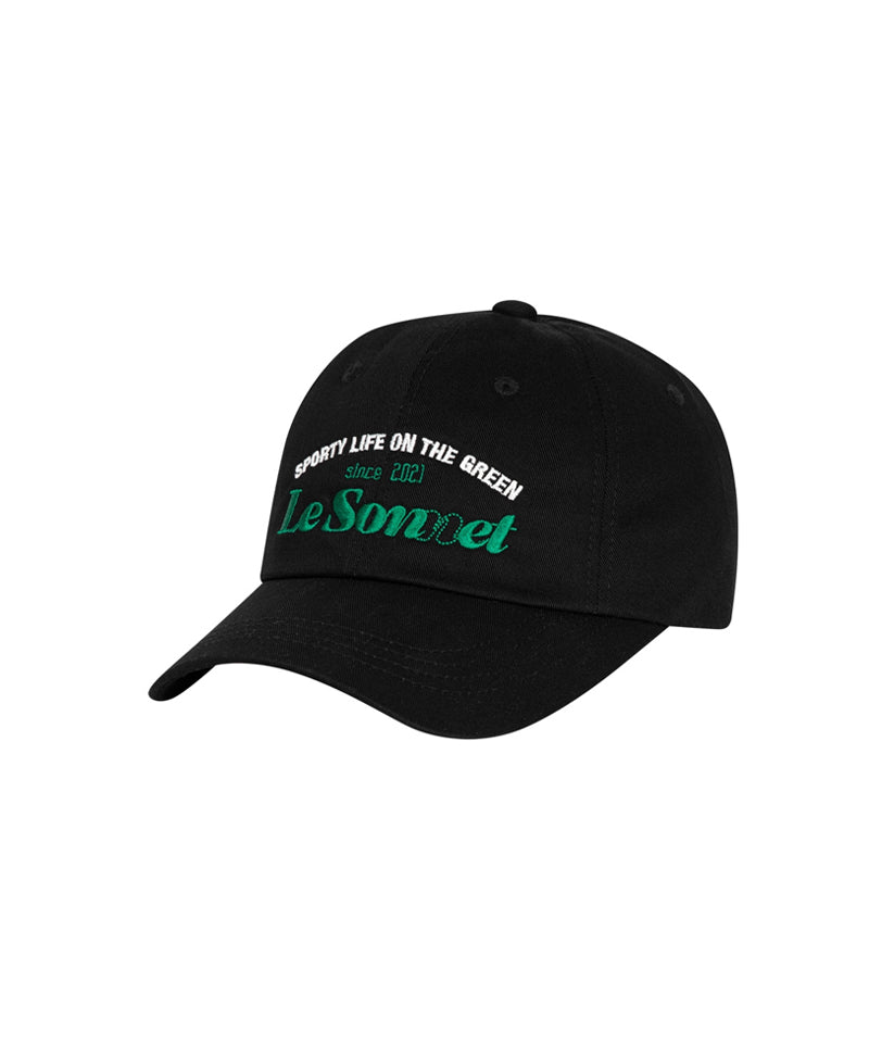 LE SONNET Camp LE SONNET Cap - Black