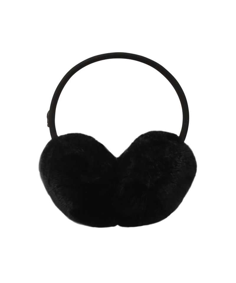 Amazing Cre Women's Real Fur Ear Warmer - Black