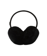 Amazing Cre Women's Real Fur Ear Warmer - Black