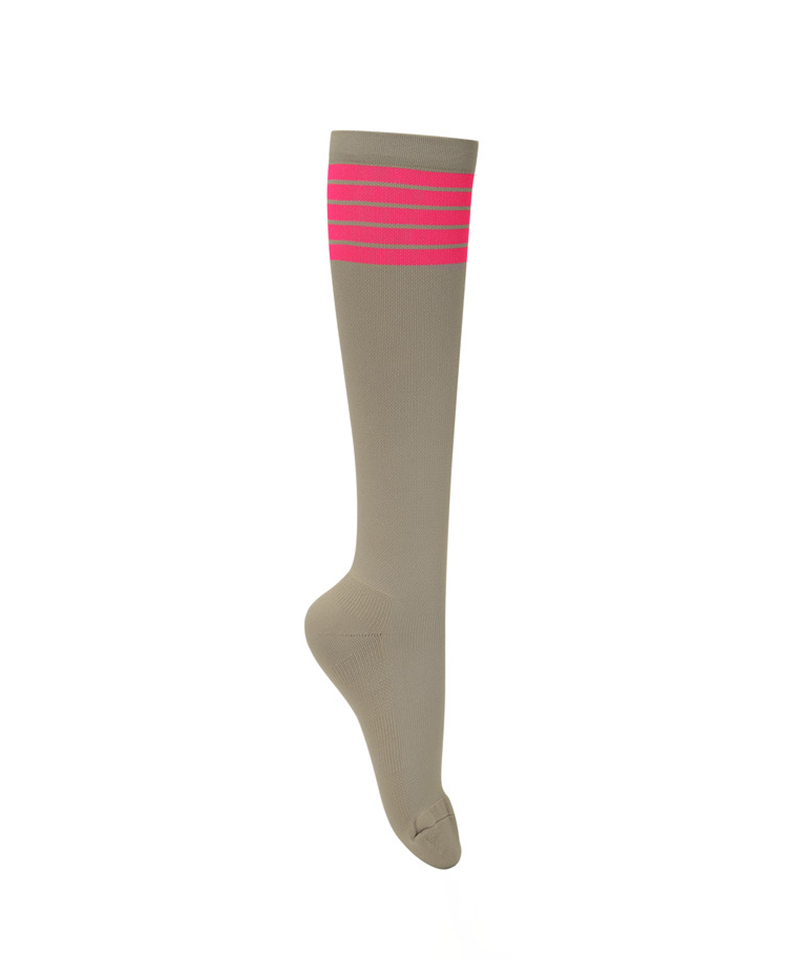 Amazing Cre 3Piece Knee Socks - Melange Beige