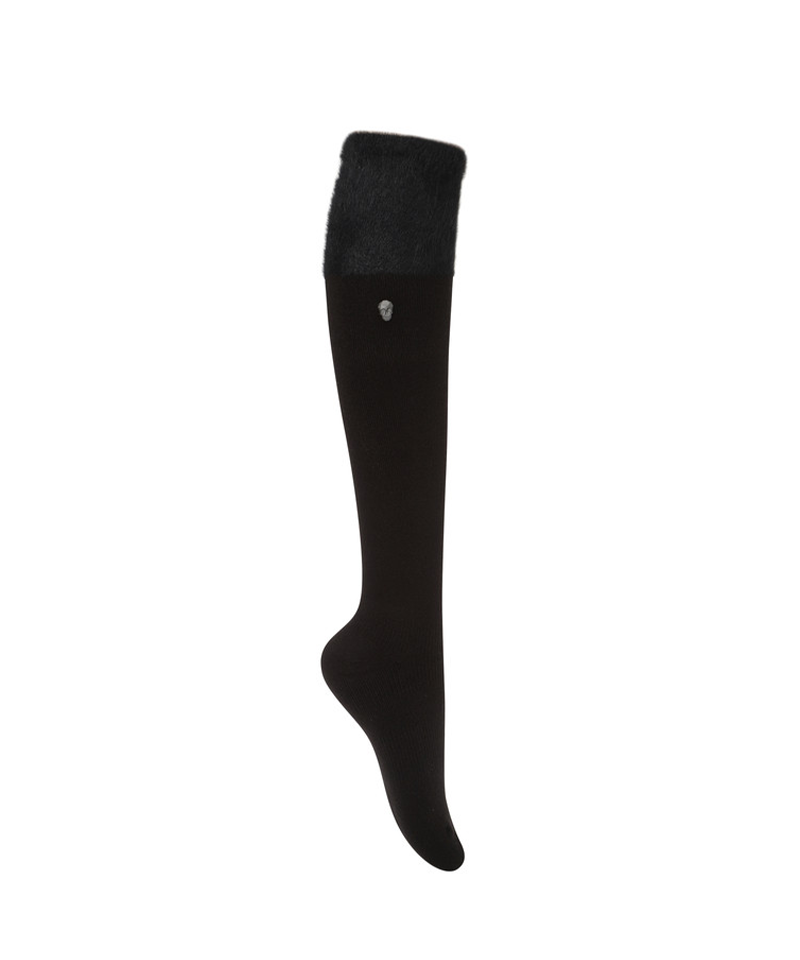 Amazing Cre Women's A/W Over Knee Socks - Black