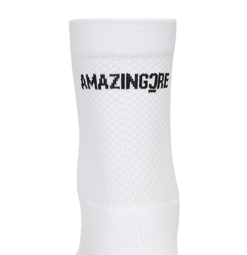 Amazing Cre Non Slip Socks - White