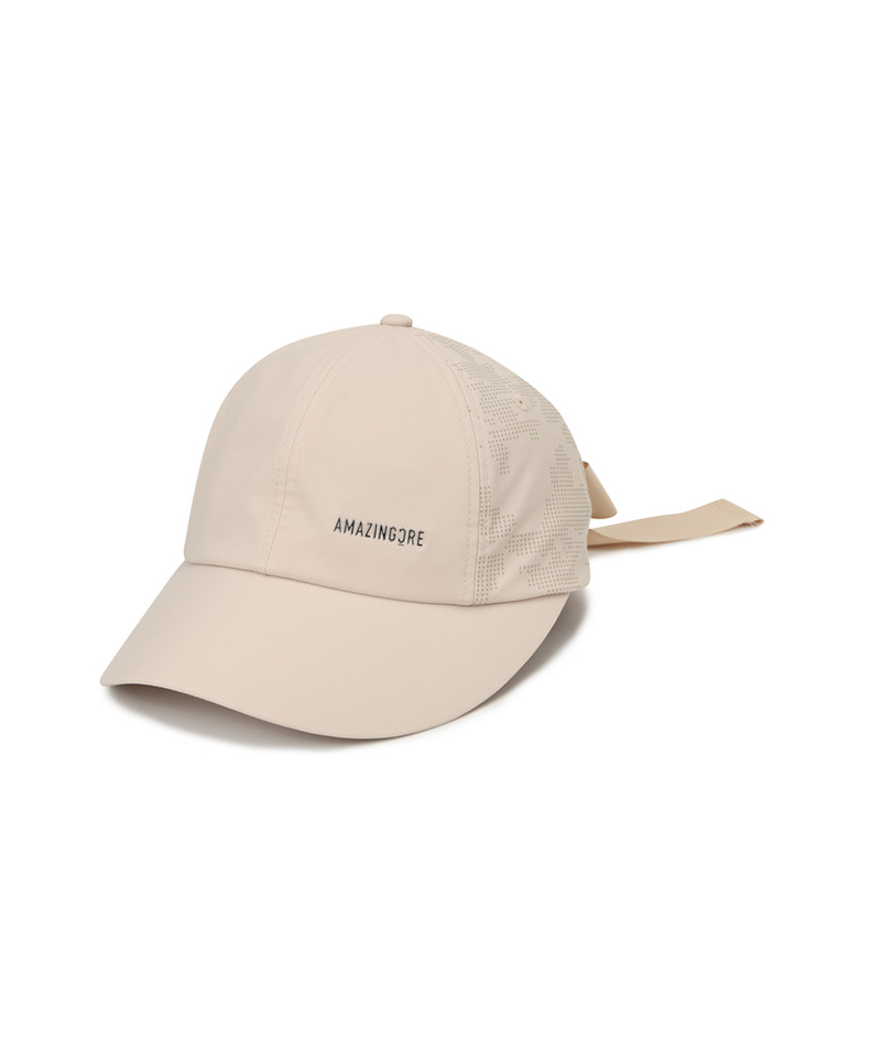 Amazing Cre Pixel Camouflage Ribbon Cap - Beige