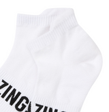 Amazing Cre Logo Point Sneakers Socks - White
