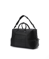Uni Logo Intaglio Boston Bag - Black
