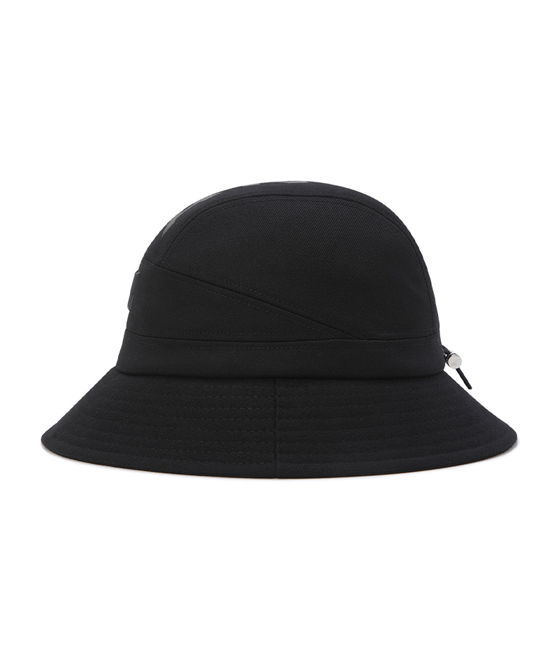 Unisex Top Logo Bucket Hat - Black