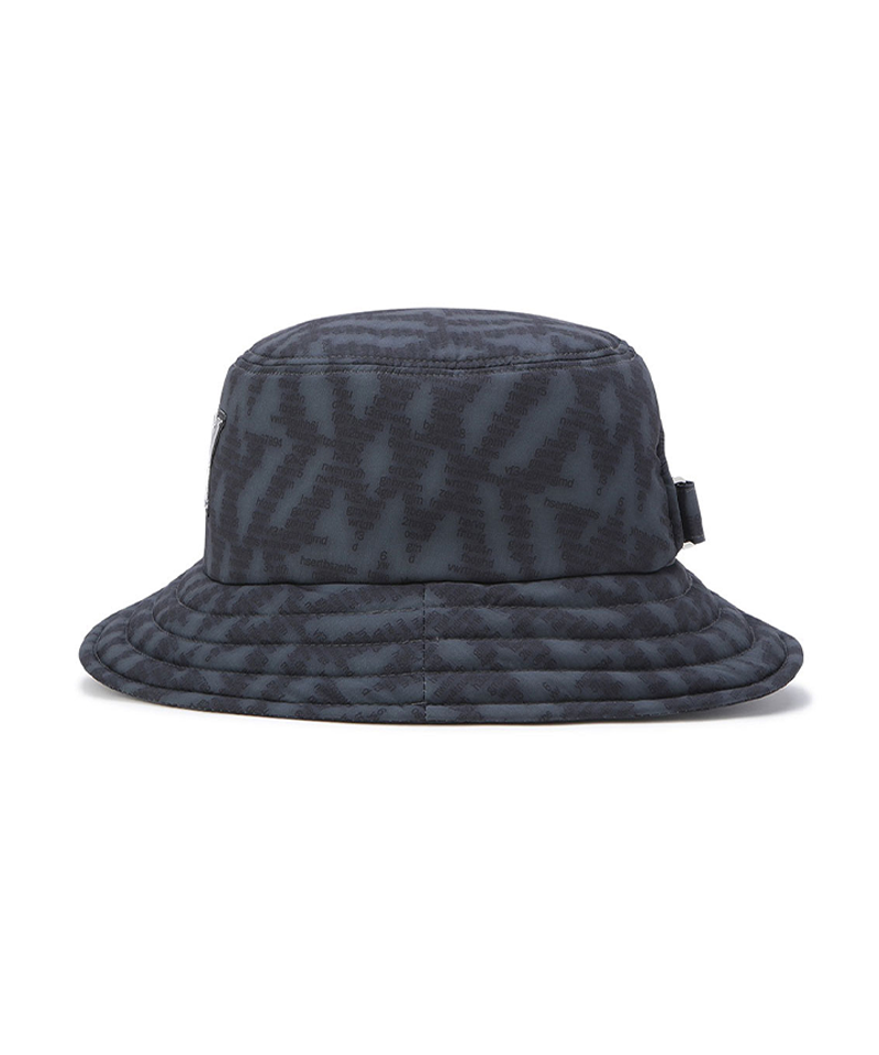 Women's Logo Pattern Hat - Black