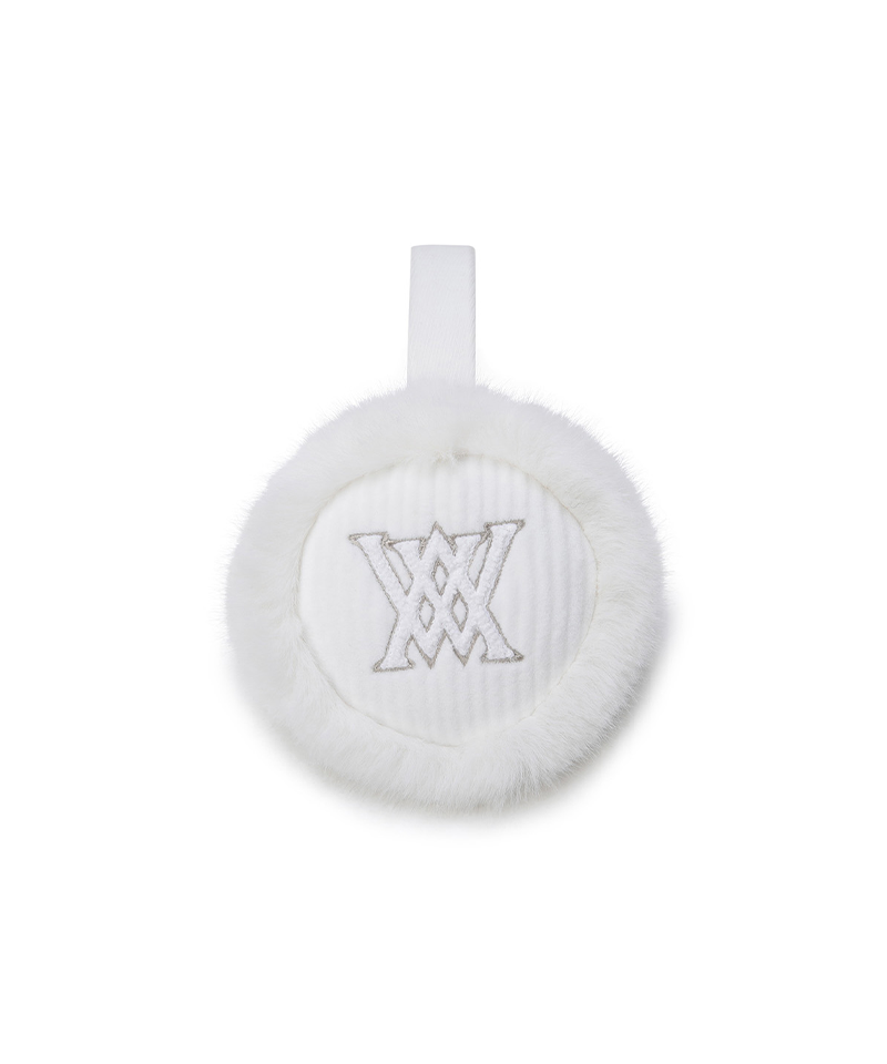 Women's Texture Earmuffs - Cream