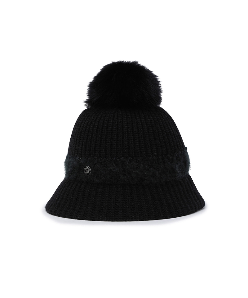 Women's Bell Bucket Hat - Black