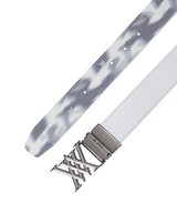 Men's Mosaic Reversible Belt - Off White