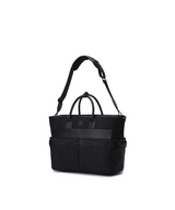 Unisex Big Pocket Tote Bag - Black