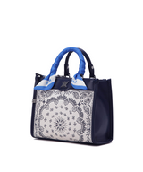 Paisley Tote Bag - Navy
