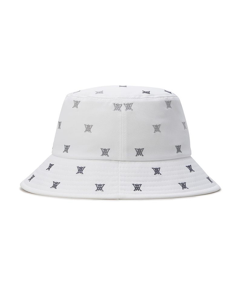 Unisex Gradation Bucket Hat - White
