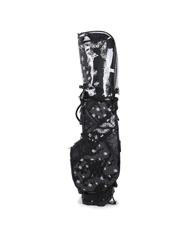 9 Unisex Paisley Stand Bag - Black