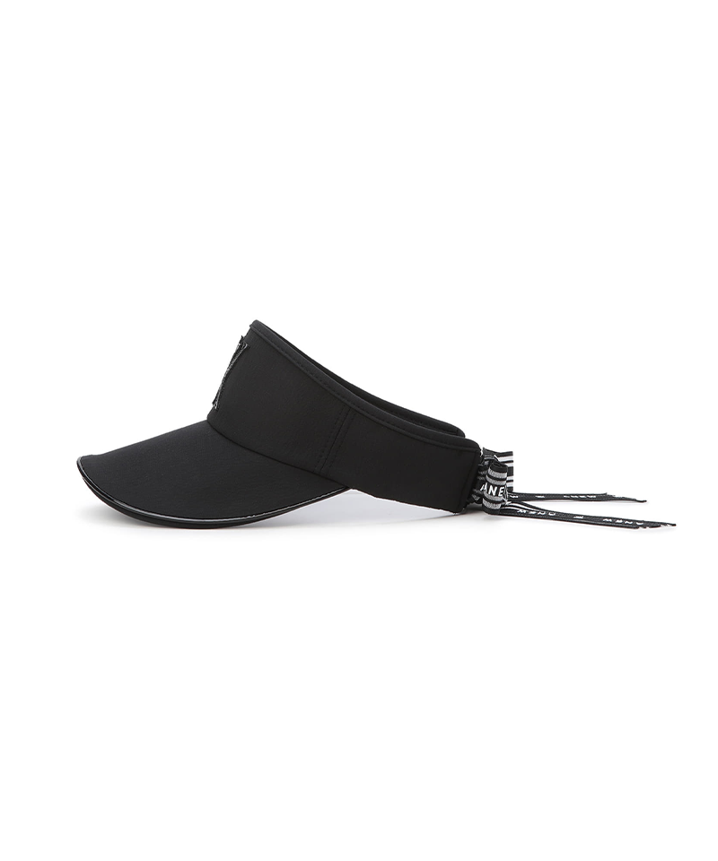 Women's Essential Ribbon Visor - Black