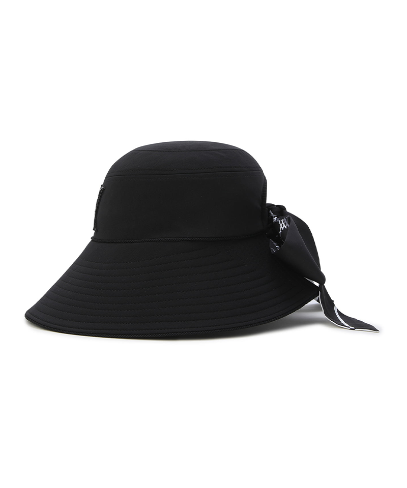 Women's Split-Back Bucket Hat - Black