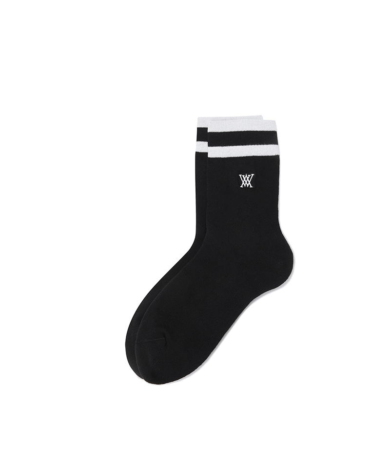 Women's Middle Socks - Black