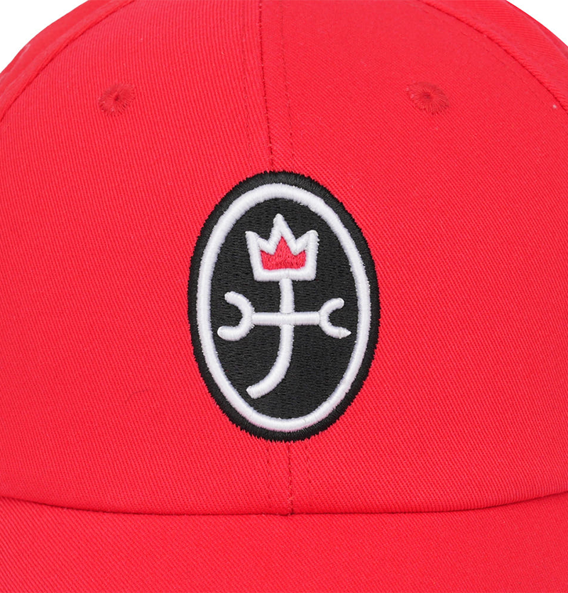 Castelbajac Men's Egg Blazon Point Ball Cap - Red