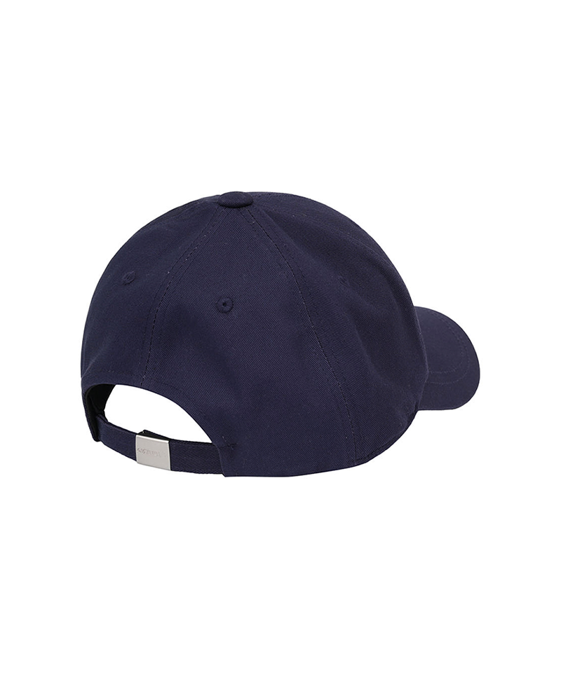 Castelbajac Men's Slogan Embroidery Point Ball Cap - Navy