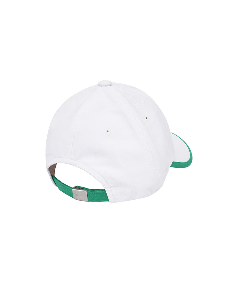 Castelbajac Men's Color Block Point Character Embroidery Ball Cap - White