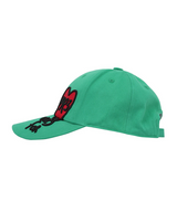 Castelbajac Women's Artwork Embroidery Point Ball Cap - Green