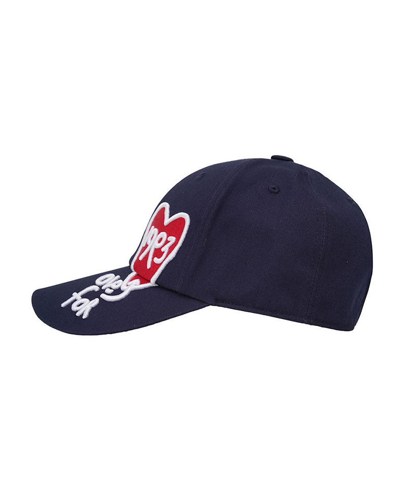 Castelbajac Women's Artwork Embroidery Point Ball Cap - Navy