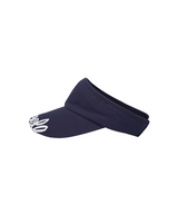 Castelbajac Women's Embroidered Ribbon Sun Cap - Navy