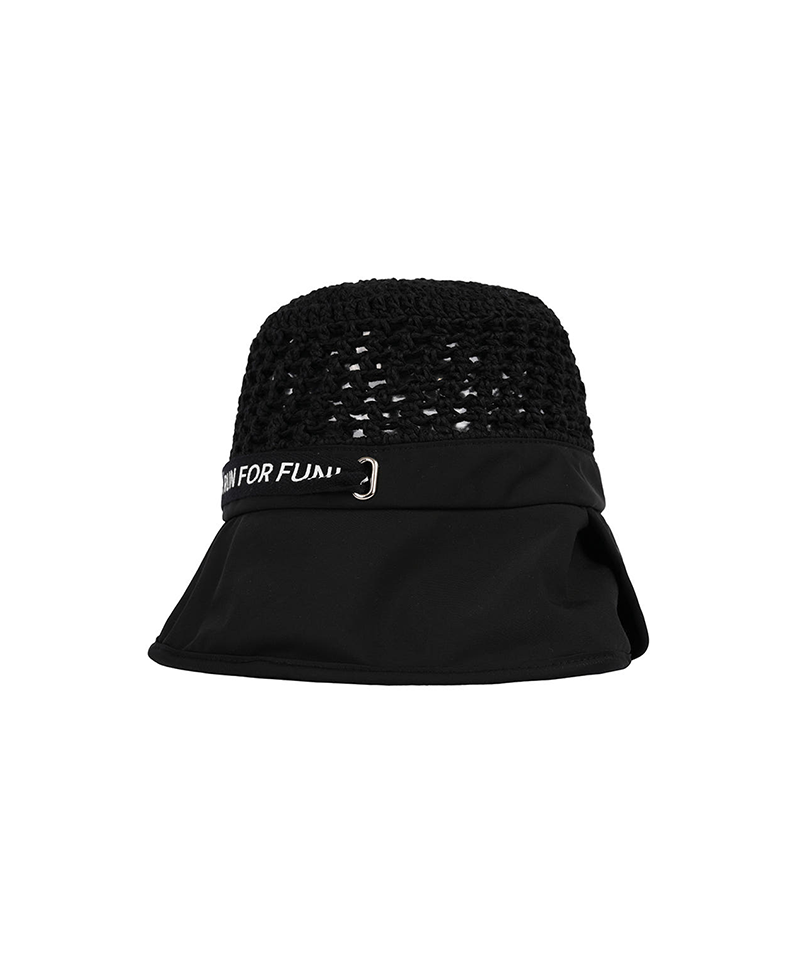 Castelbajac Women's Knit Bucket Hat - Black
