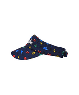 Castelbajac Women's Pixel Pattern Basic Sun Cap - Navy