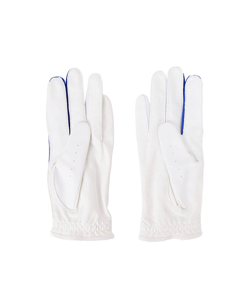 Castelbajac Women's Synthetic Leather Character Two-Handed Gloves - Blue