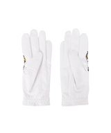 Castelbajac Women's Printed Mesh Gloves - White