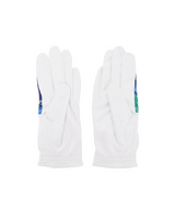 Castelbajac Women's Printed Perforated Gloves - Navy