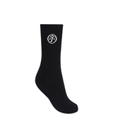Castelbajac Men's Season Slogan Point Long Socks - Black