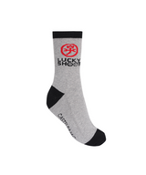 Castelbajac Men's Contrast Accent Long Socks - Grey