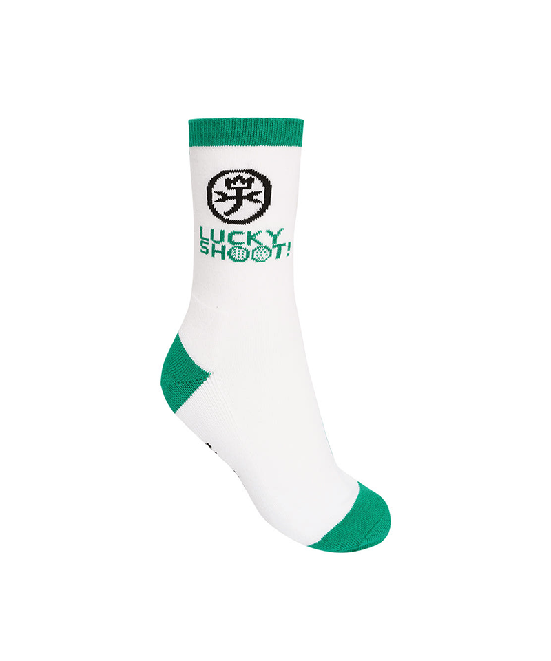 Castelbajac Men's Contrast Accent Long Socks - White
