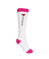 Castelbajac Women's Heart Point Knee Socks - Pink