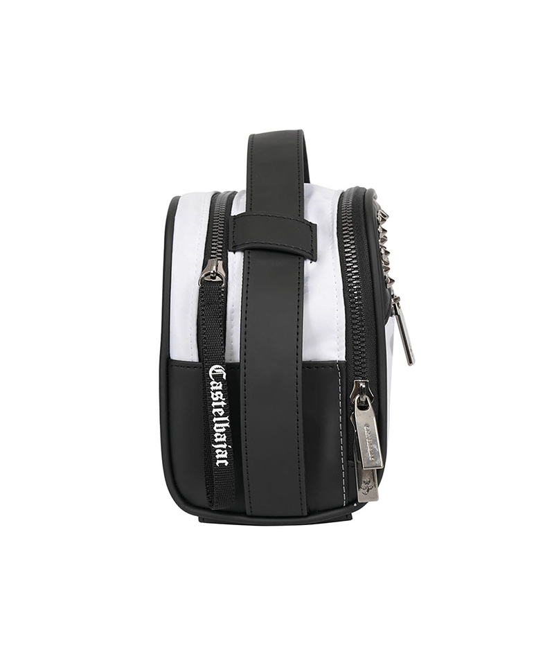 Castelbajac Men's Camouflage Pouch - White