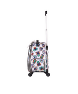Castelbajac Women's Symbol Pattern Wheeled Trolley Bag - White